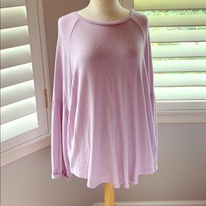 Lavender Knit Blouse